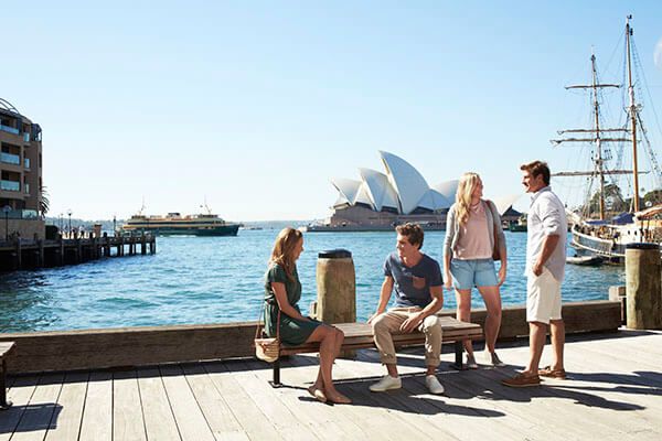 Paseo con vistas a la Opera House Sydney