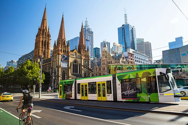 Tranvia en Melbourne